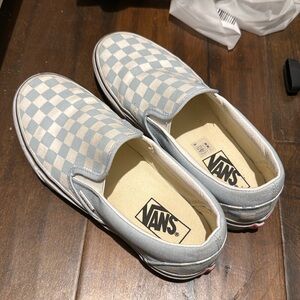 Vans classic slip on checkerboard shoes
